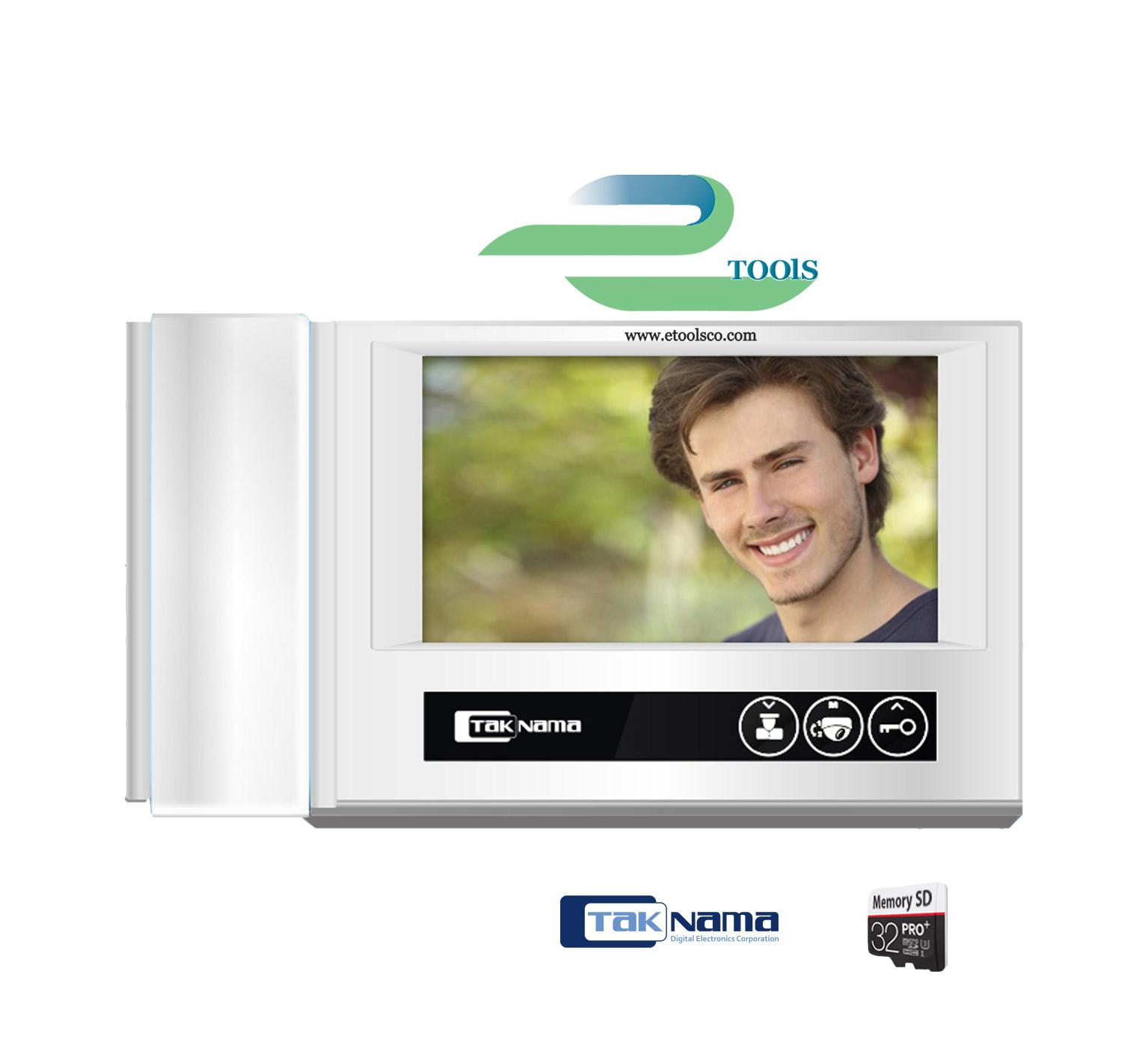 مانیتور آیفون تصویری تک نما VDP D70M